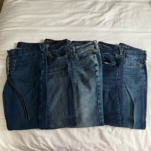 American Eagle Outfitters Women's Blue Jeans Collection